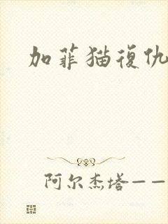 加菲猫复仇记封面