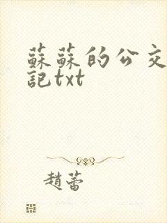 苏苏的公交车日记txt