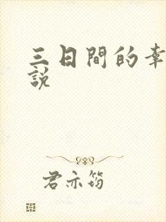 三日间的幸福小说