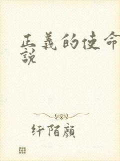 正义的使命 小说