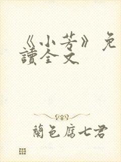 《小芳》免费阅读全文