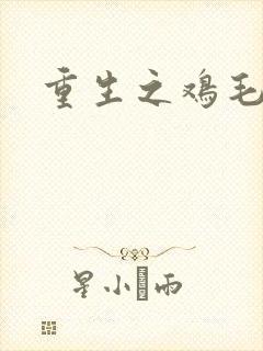 重生之鸡毛蒜皮封面