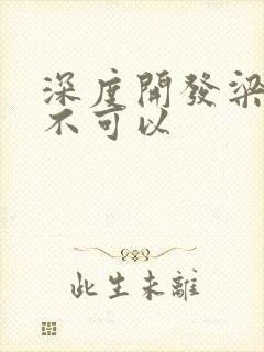 深度开发梁医生不可以