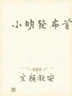 小明发布首页