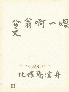 公翁啊～嗯啊h文