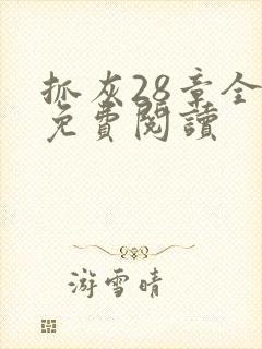 抓灰28章全部免费阅读