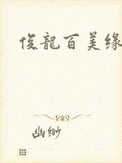 俊龙百美缘小说封面