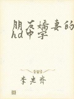 朋友娇妻的滋味hd中字