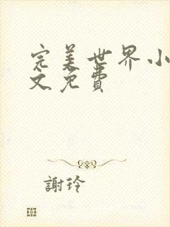 完美世界小说全文免费封面