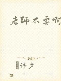 老师不要啊h封面