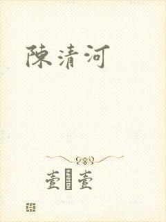 陈清河封面