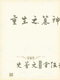 重生之篡神