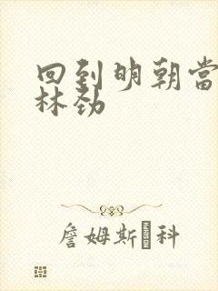 回到明朝当王爷林劲封面
