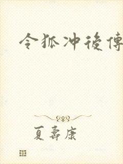 令狐冲后传封面