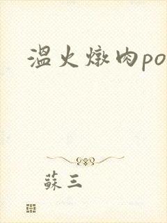 温火炖肉pop封面