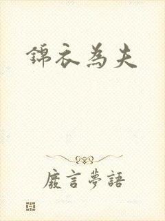 锦衣为夫封面