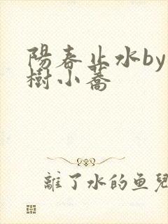 阳春止水by烟树小荞封面