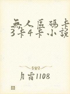 无人区码卡二卡3卡4卡小说