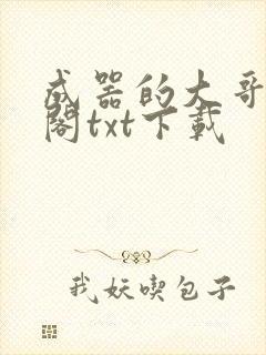 成器的大哥笔趣阁txt下载