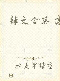 辣文合集 高h