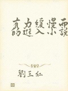 有力缓慢而坚定的进入小说