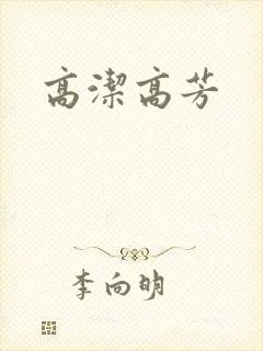 高洁高芳封面