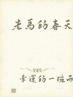 老马的春天敏静