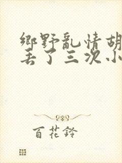 乡野乱情胡秀英丢了三次小说