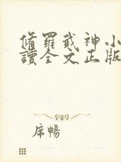 修罗武神小说阅读全文正版