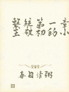系统第一章给宿主破初的小说