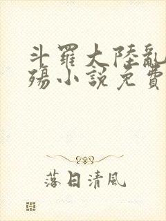 斗罗大陆乱世浮殇小说免费阅读封面