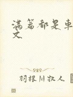 满篇都是车的古文