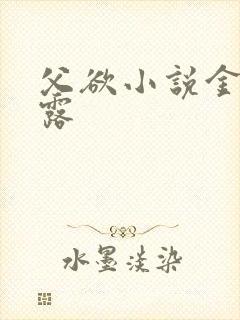 父欲小说金银花露封面