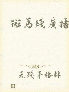 斑马线广播剧