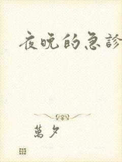 夜晚的急诊室2