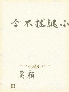 合不拢腿小说