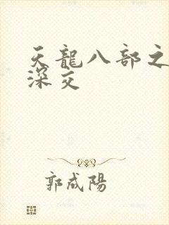天龙八部之极乐深交封面