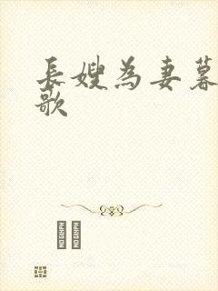 长嫂为妻暮色酒歌封面