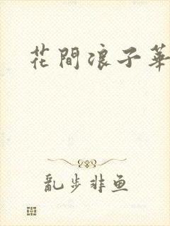 花间浪子华云龙封面