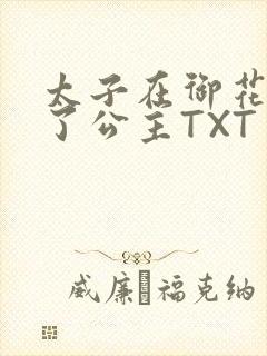 太子在御花园要了公主TXT
