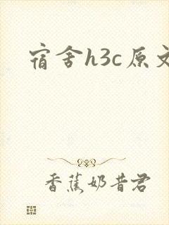 宿舍h3c原文封面