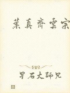 叶真齐云宗免费