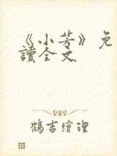 《小芳》免费阅读全文