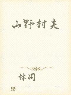 山野村夫封面