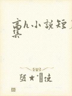 高h小说短篇合集