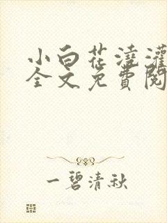 小白花浇灌日常全文免费阅读
