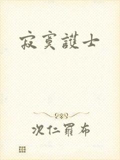 寂寞护士封面
