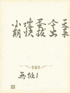 小坏蛋今天危险期快拔出来封面