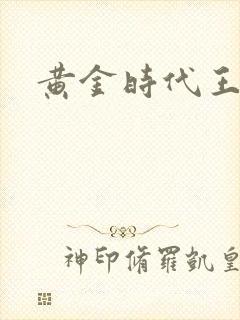 黄金时代王小波封面
