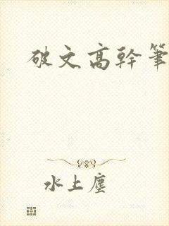 破文高干笔趣阁